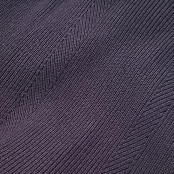 Anthropologie Navy Ribbed Mock Neck Sweater Dress Size S $158 NWT - Picture 11 of 12